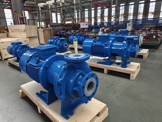 FEP dilapisi Magnetic Drive Centrifugal Pump Untuk HBr